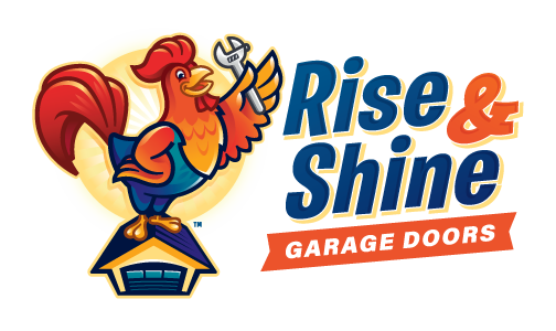 Rise & Shine Garage Doors Logo